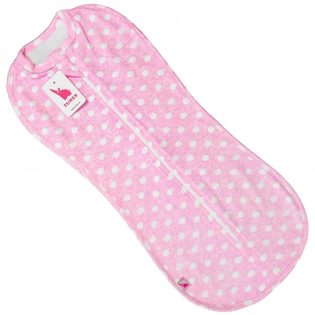 Пелюшка кокон на молнії з кантом Pink