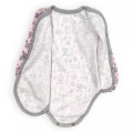Cotton Newborn Bodysuit with Diagonal Closure – Bunny