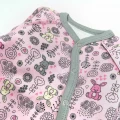 Cotton Newborn Bodysuit with Diagonal Closure – Bunny
