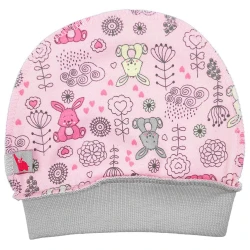 Cuffed Newborn Hat with External Seams – Bunny