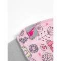 Cuffed Newborn Hat with External Seams – Bunny