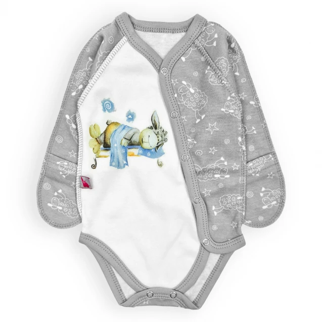 Illustrated Cotton Newborn Bodysuit – Sweet Dream