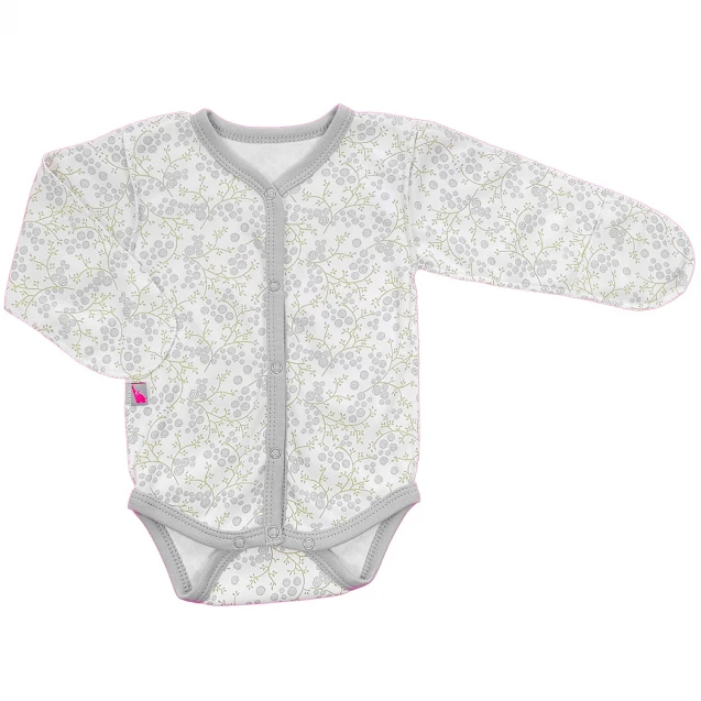 Branch Print Interlock Newborn Bodysuit – Blossom