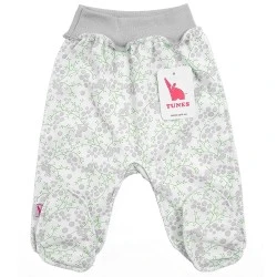 Brina Newborn Footed Pants with Outside Seams