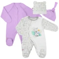 Набор одежды для новорожденной девочки в роддом Purple and Blossom 13 в 1